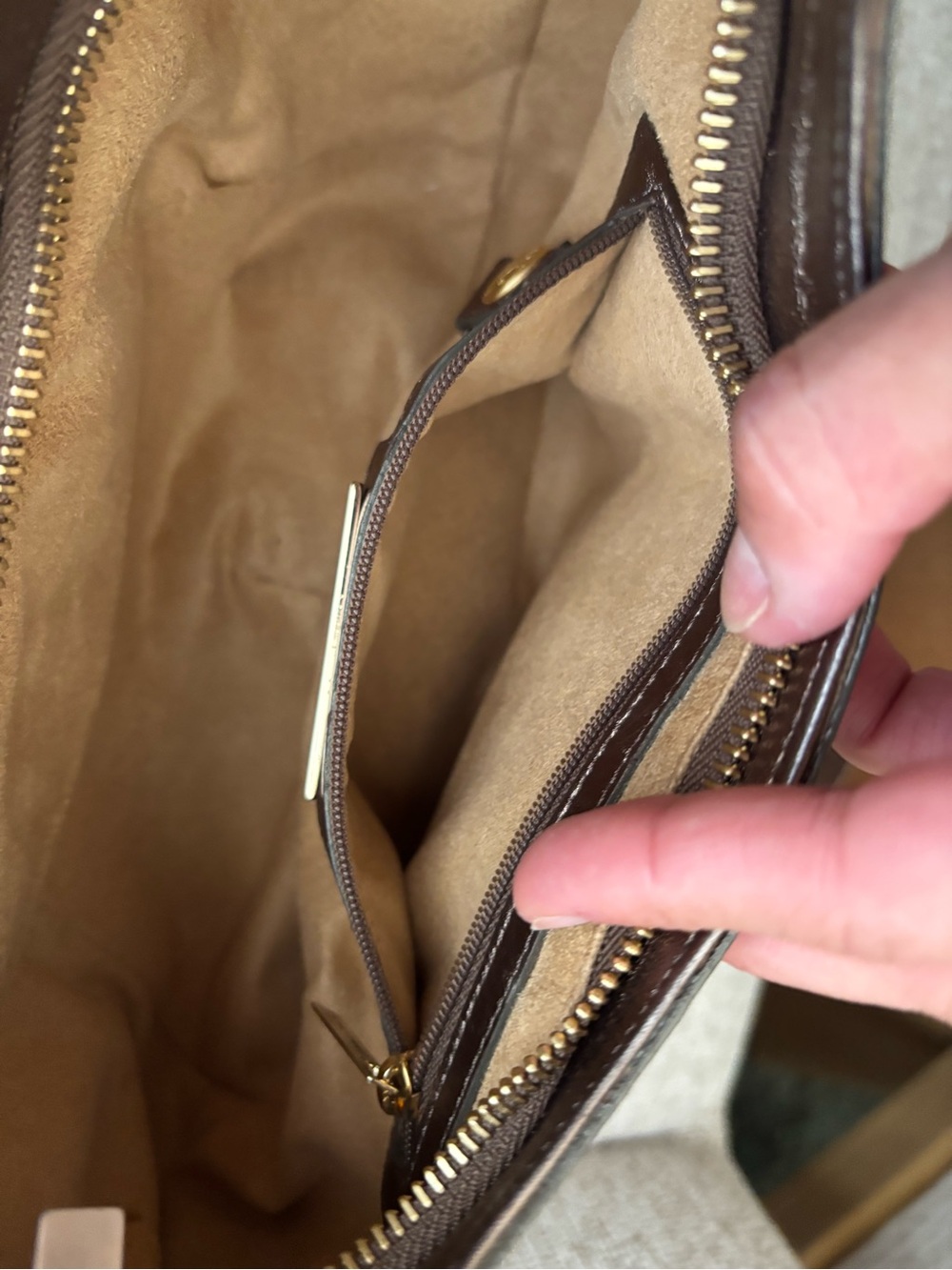 Metallic Bronze Jimmy Choo Bag - Picture 5 of 10